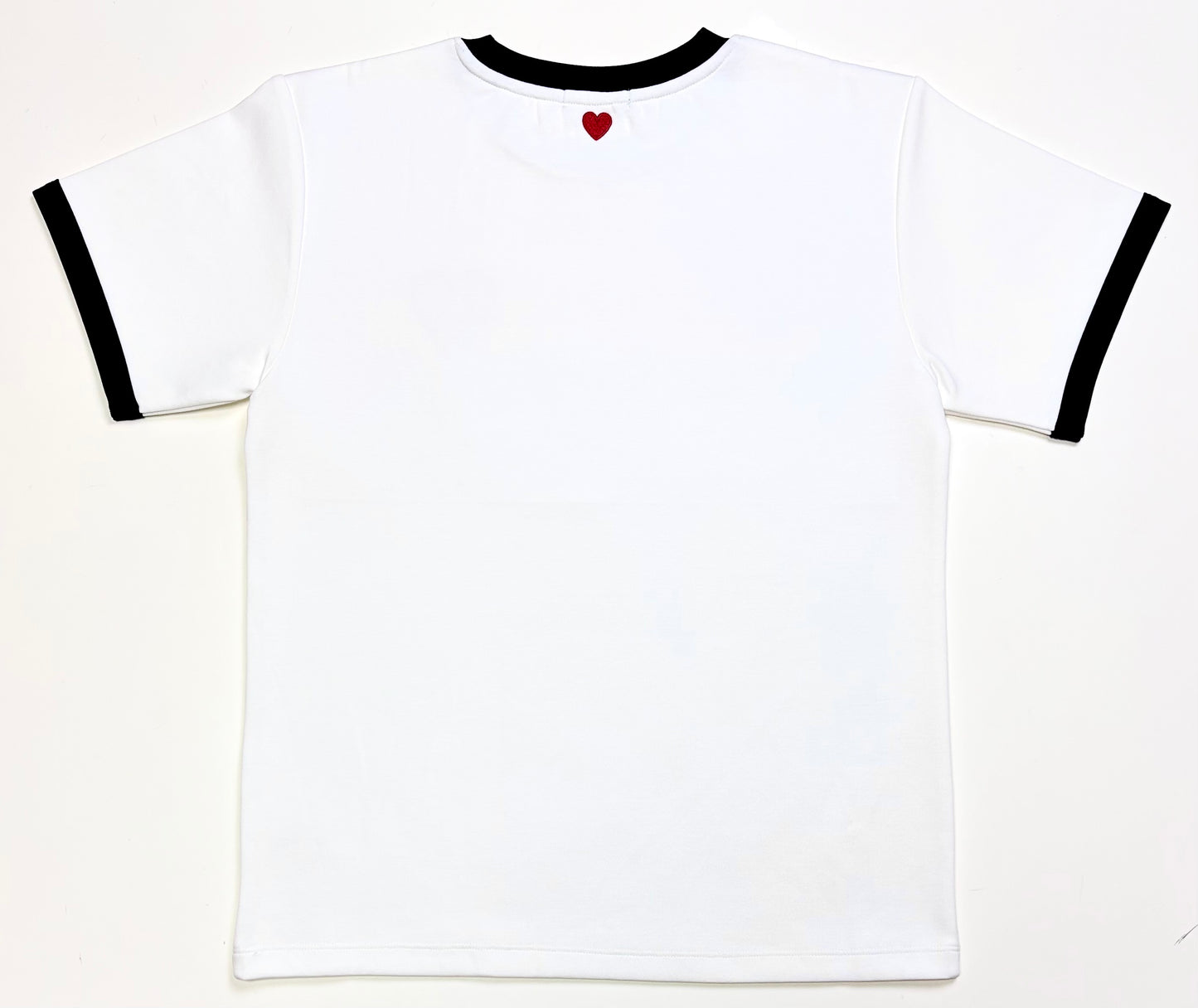 -PROUD Tee-  White×Black Rib