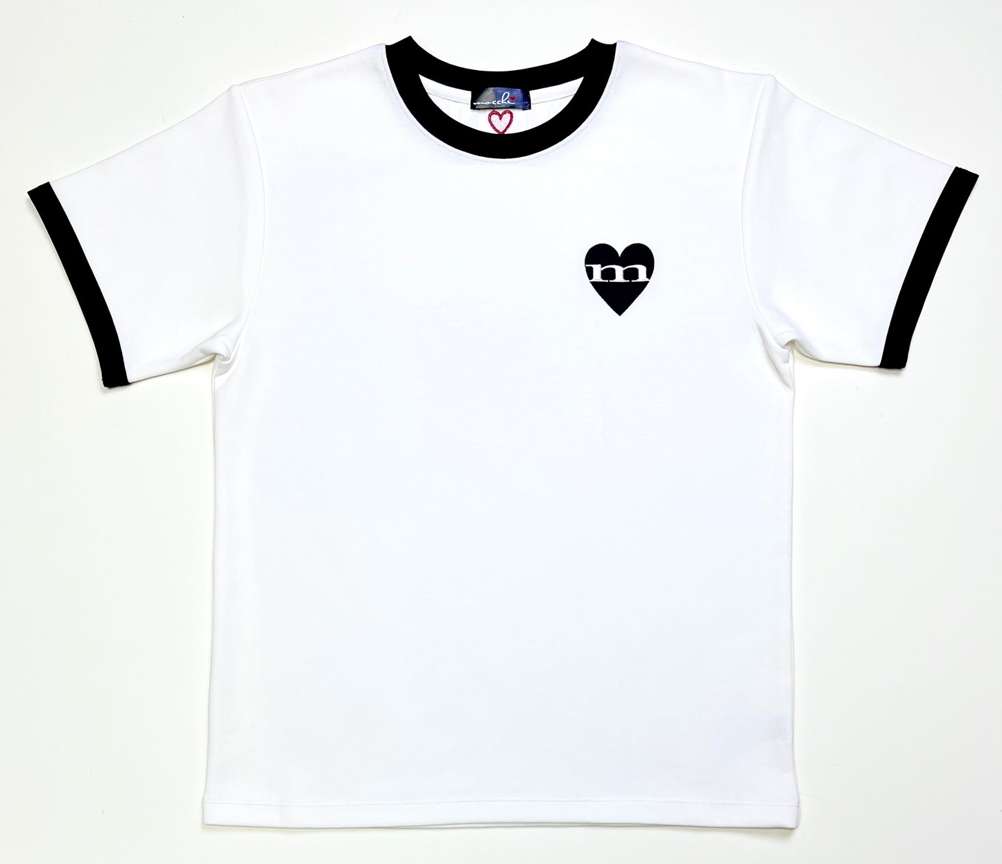 -PROUD Tee-  White×Black Rib