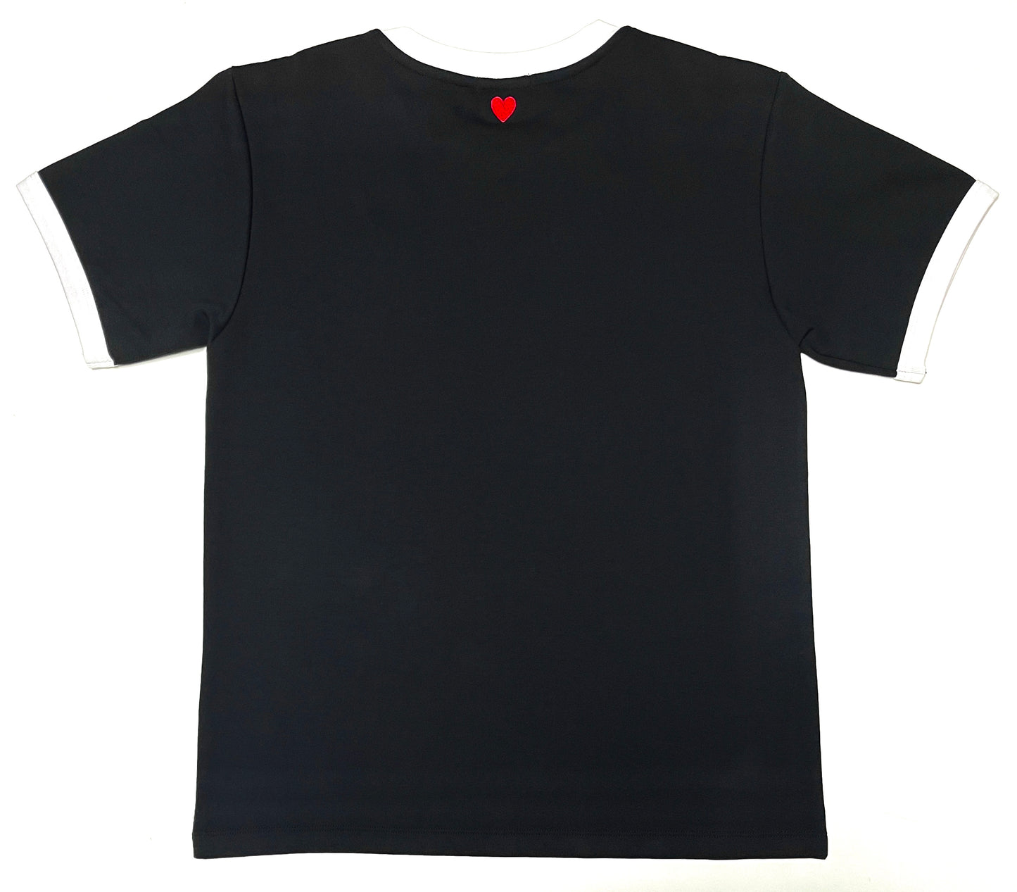 -PROUD Tee-  Black×White Rib